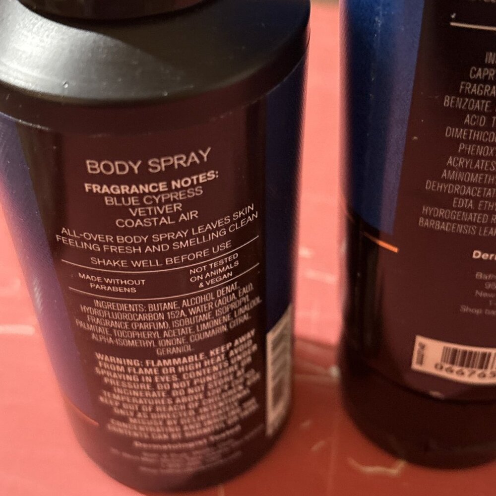 Men's Bath & Body Works OCEAN Lot 3-in-1 Wash/Spray/Deodorant/Cologne Mist/Cream - Picture 5 of 9